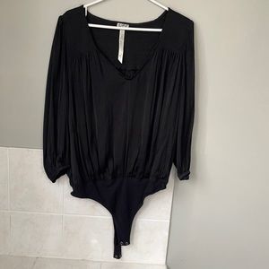 Free people black bodysuit